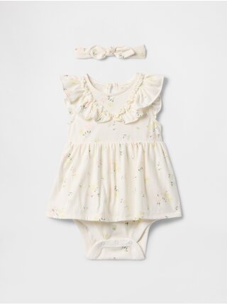 Baby set šatů a čelenky GAP