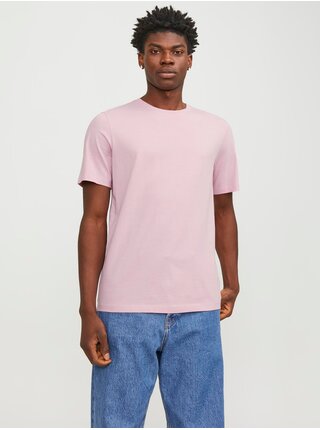 Růžové pánské tričko Jack & Jones