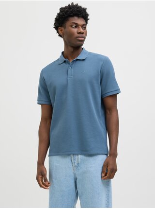 Modré pánske polo tričko Jack & Jones