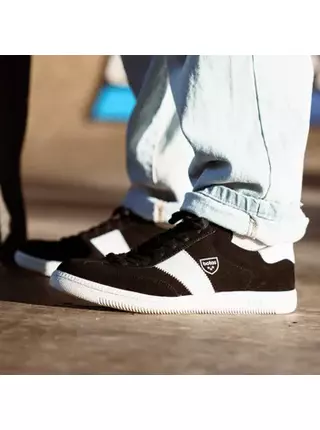 Pánské kožené tenisky / botasky černo-bílé Botas Iconic