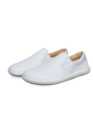 Dámské kožené barefoot bílé Vasky Barefoot Lerry