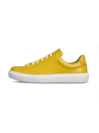 Dámské kožené tenisky / botasky žluté Vasky Glory Yellow