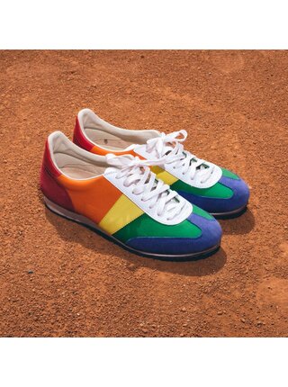 Pánské kožené tenisky / botasky duhové Botas Classic Rainbow