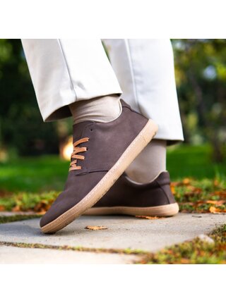 Dámské kožené barefoot hnědé Vasky Terry
