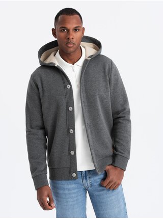 Mikiny s kapucou pre mužov Ombre Clothing