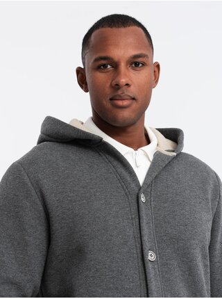Mikiny s kapucou pre mužov Ombre Clothing