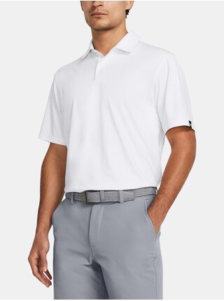 Pánské tričko Under Armour UA T2G Polo LB-WHT