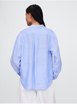 Lněná oversize košile Big Shirt GAP