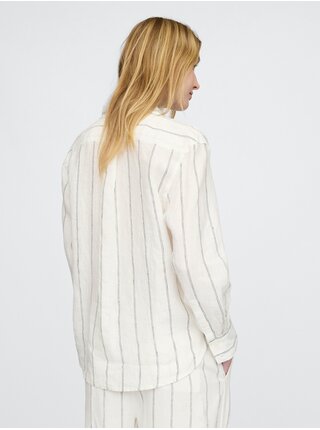 Ľanová oversize košeľa Big Shirt GAP