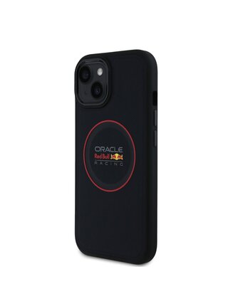 Red Bull PU Leather Red Ring MagSafe Zadní Kryt pro iPhone 13 Navy