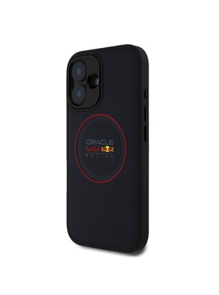Red Bull PU Leather Red Ring MagSafe Zadní Kryt pro iPhone 16 Plus Navy