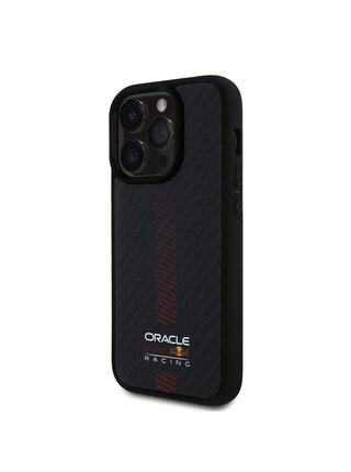 Red Bull Carbon Powerbar MagSafe Zadní Kryt pro iPhone 14 Pro Black