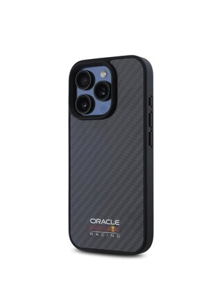 Red Bull Carbon Shiny Logo MagSafe Zadní Kryt pro iPhone 16 Pro Max Black
