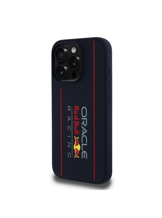 Red Bull Silicone Vertical Logo MagSafe Zadní Kryt pro iPhone 16 Pro Navy