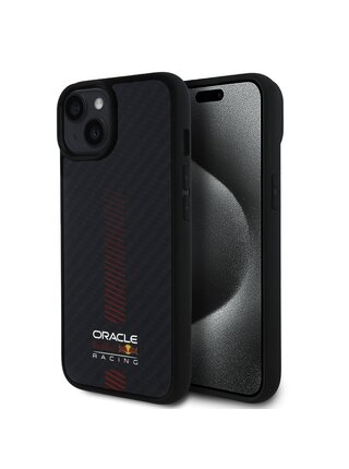 Red Bull Carbon Powerbar MagSafe Zadní Kryt pro iPhone 14 Black