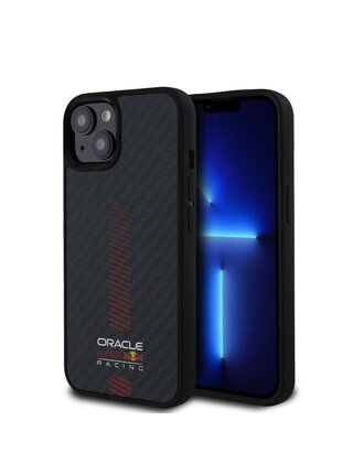Red Bull Carbon Powerbar MagSafe Zadní Kryt pro iPhone 13 Black