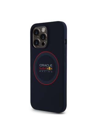 Red Bull Silicone Red Ring MagSafe Zadní Kryt pro iPhone 13 Pro Navy