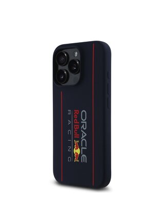 Red Bull Silicone Vertical Logo MagSafe Zadní Kryt pro iPhone 16 Pro Max Navy
