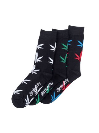 Meatfly pánské ponožky Ganja Black Gift Pack | Mnohobarevná | Velikost
