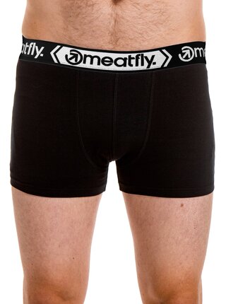 Meatfly pánské boxerky Balboa Boxershorts Four Pack Black/Black | Černá | Velikost