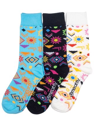 Meatfly ponožky Lexy Gift Pack Aztec | Mnohobarevná | Velikost