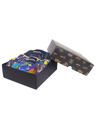 Meatfly pánské boxerky Agostino Cosmo Gift Pack | Modrá | Velikost