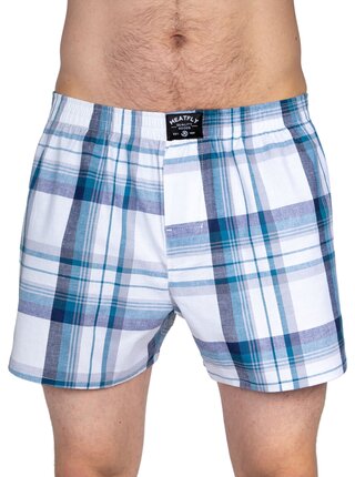Meatfly pánské boxerky Doug White Red / Blue