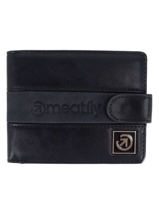 Meatfly peněženka Neil Black | Černá | Velikost