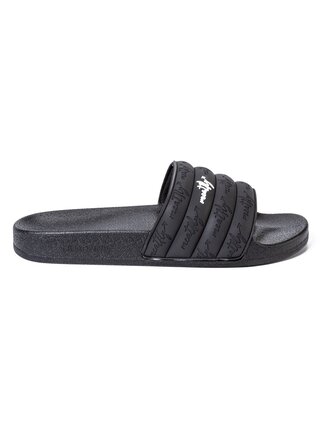 Meatfly dámské pantofle Hudson Black Stripes černé