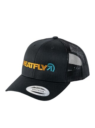 Meatfly kšiltovka Rodie Trucker Wood / Black | Černá | Velikost
