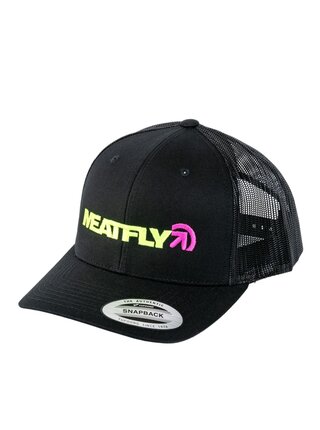 Meatfly kšiltovka Percy Trucker Snapback Lime / Black | Černá | Velikost