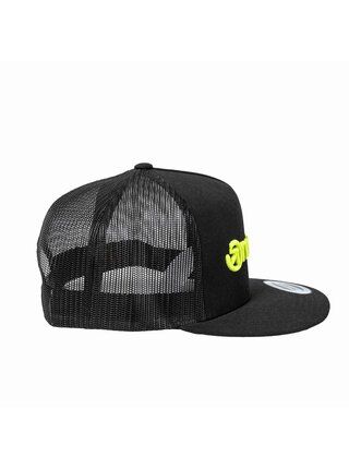 Meatfly kšiltovka Mateo Trucker Snapback Lime / Black | Černá | Velikost