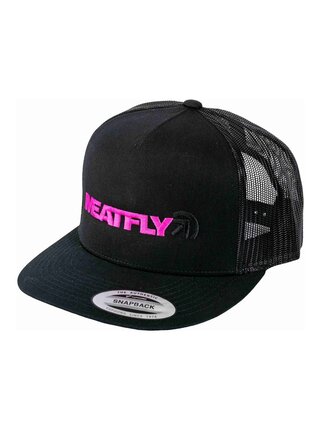 Meatfly kšiltovka Percy Trucker Snapback Magenta / Black | Černá | Velikost