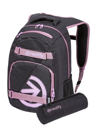 Meatfly batoh Exile Pink / Charcoal Heather 24 L
