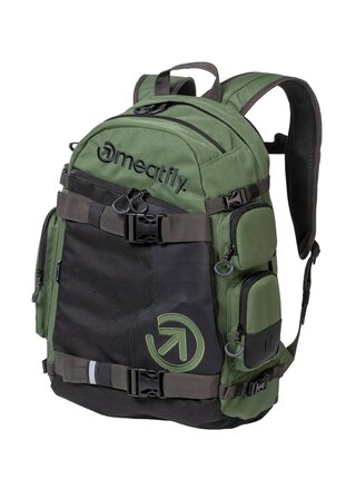 Meatfly batoh Wanderer Dark Olive / Black 28 L