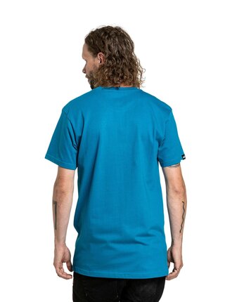 Meatfly pánské tričko Joe Lime/Funky Blue