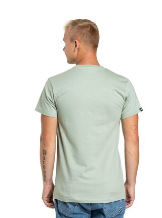 Meatfly pánské tričko Logex Mossy Green | Zelená | Velikost S | 100% bavlna