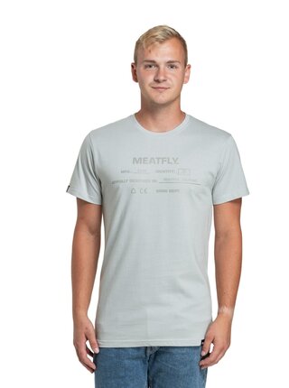 Meatfly pánské tričko Sign Stone | Hnědá | Velikost
