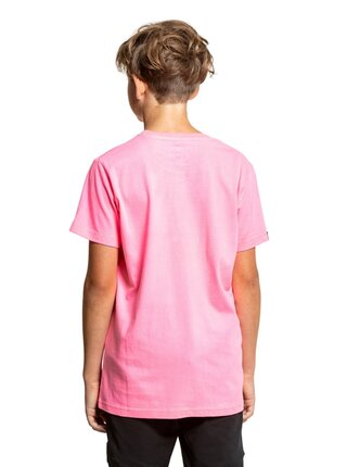Meatfly dětské tričko Bart Neon Pink | Růžová | Velikost 146 | 100% bavlna