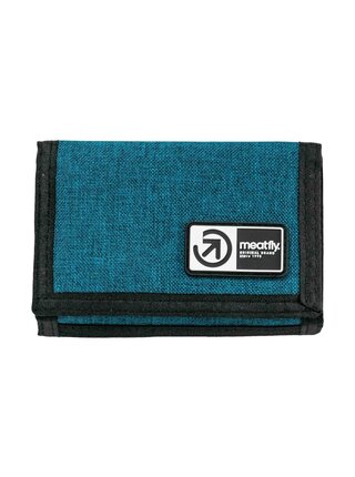 Meatfly peněženka Dewey Petrol Heather | Černá | Velikost