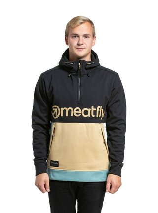 Meatfly pánská technická mikina Tason Light Brown