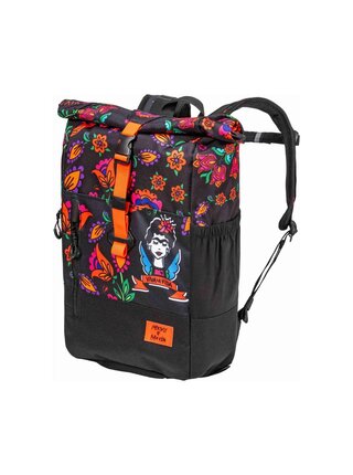 Meatfly batoh Holler Viva La Vida Black 28 L | Mnohobarevná | Objem 28 L