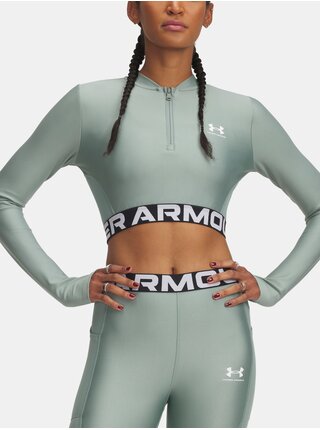 Dámské tričko Under Armour HeatGear Rib 1/4 Zip LS
