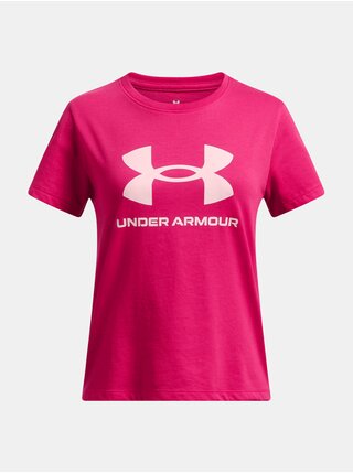 Dívčí tričko Under Armour UA BIG LOGO SS