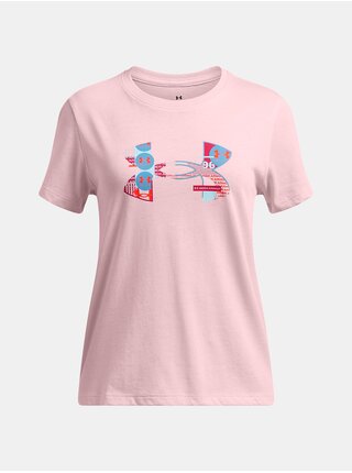 Dívčí tričko Under Armour UA Big Logo UA Fill SS