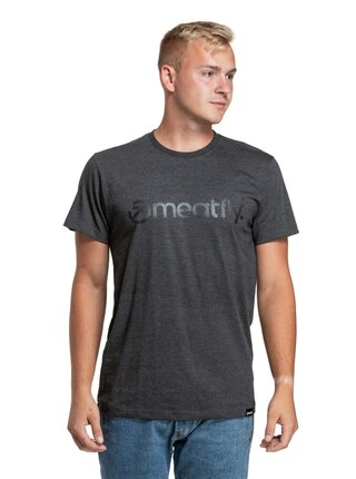 Meatfly balení pánských triček MF Logo Multipack Charcoal Heather/Olive/Navy Heather | Šedá