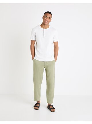 Lněné kalhoty Dolinus 34/34 Celio