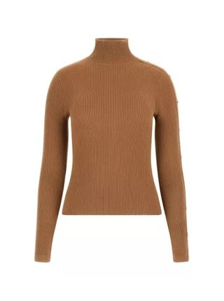 Dámský hnědý svetr Coconut latte Guess jeans