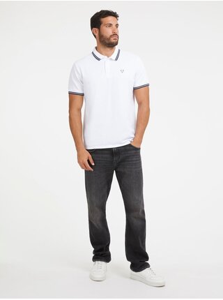 Pánská polokošile Guess jeans T-shirts Pure White