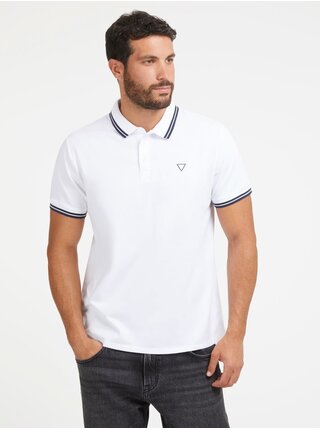 Pánská polokošile Guess jeans T-shirts Pure White